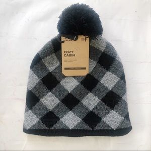 [Field & Stream] NWT sweater pom beanie black